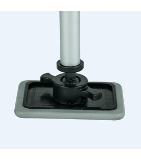 Adjustable Non-Slip Base for Support Pole