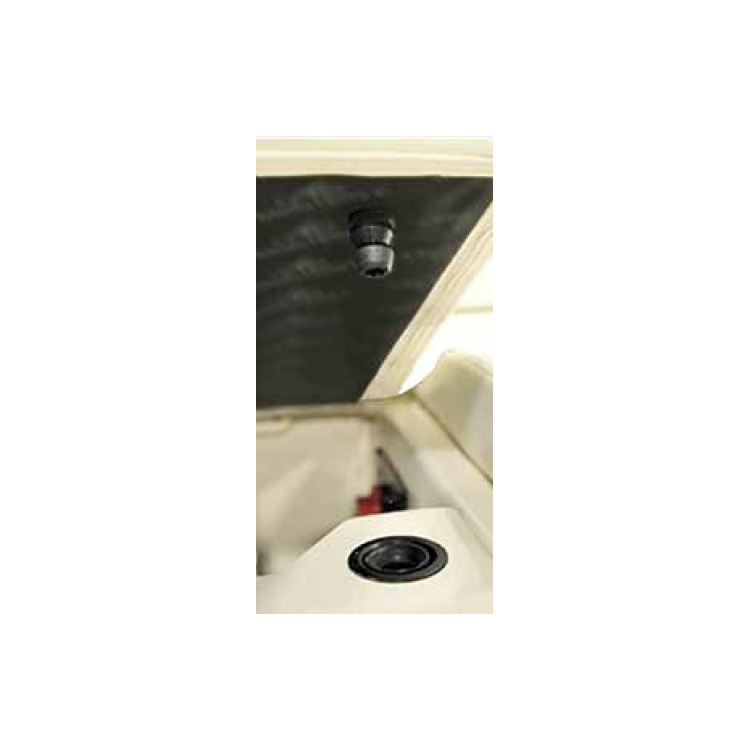 Universal Snap, Black PVC, 39 x 46 mm