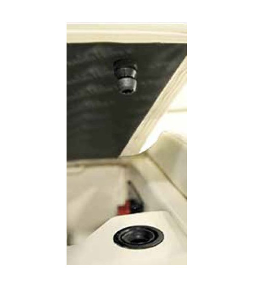Universal Snap, Black PVC, 39 x 46 mm