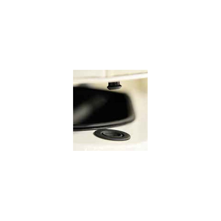 Universal Snap, Black PVC, 39 x 46 mm