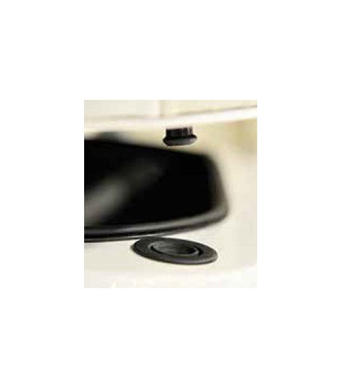 Universal Snap, Black PVC, 39 x 46 mm