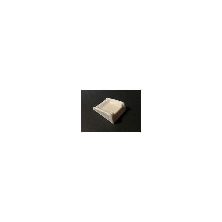 Hebilla Tensor Correa PVC Blanco