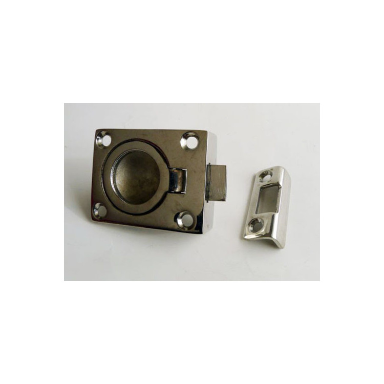 Tirador Abatible con Pestillo Inox