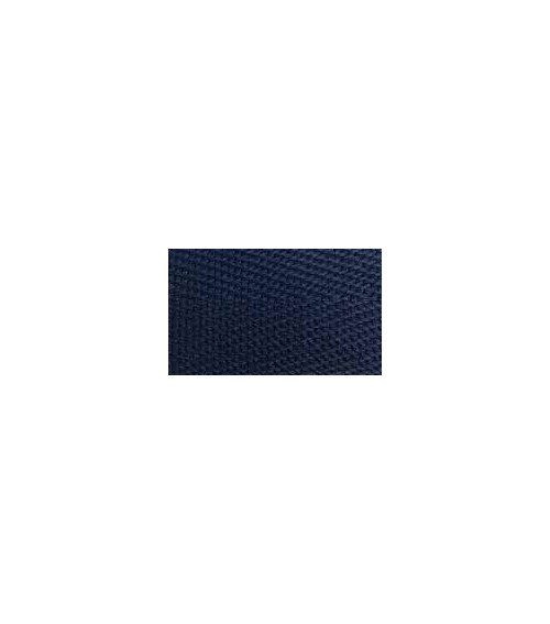Herringbone Binding Tape, Navy Blue Polyester