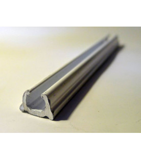 Ceiling Curtain Track Ø 12 mm, White Aluminum