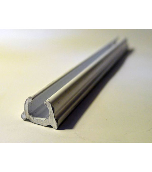 Ceiling Curtain Track Ø 12 mm, White Aluminum