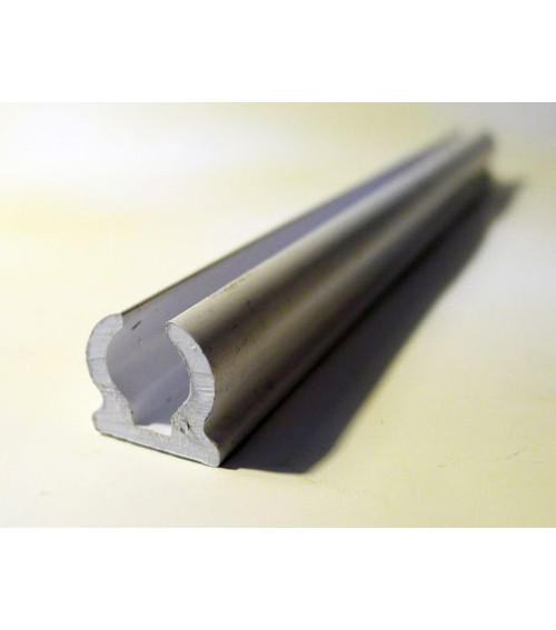 White PVC Sprayhood Track Ø 9 mm