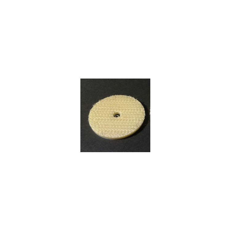 PVC Hook Disc Ø 25 mm, White