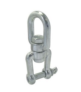 Swivel Shackle with Ring, 316 Stainless