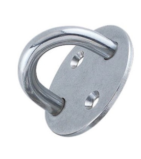 Round Stainless Base with Ring, Ø 5 mm