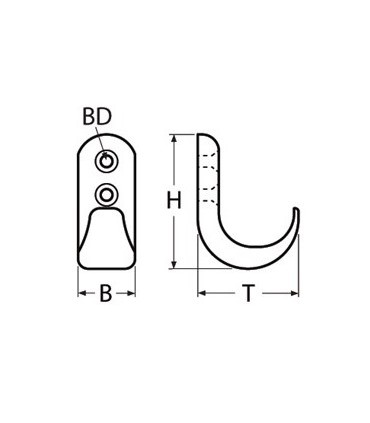 Colgador Acero Inoxidable