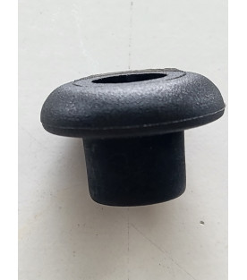 Large Black PVC Dome Cap