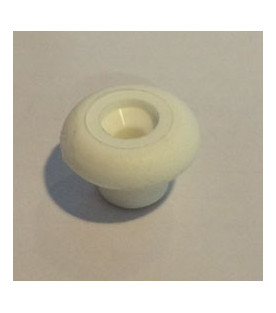 Large White PVC Dome Cap