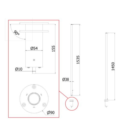 Carbon Fiber / Stainless Quick-Lock Pole