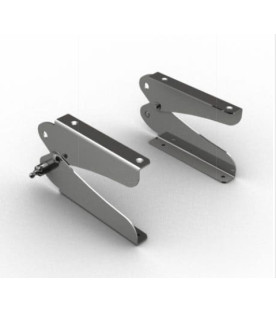 Folding Seat Hinge, Fore / Aft, Stainless