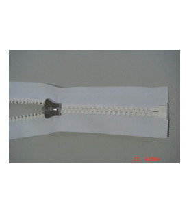 Molded Zipper M15, Stainless Slider