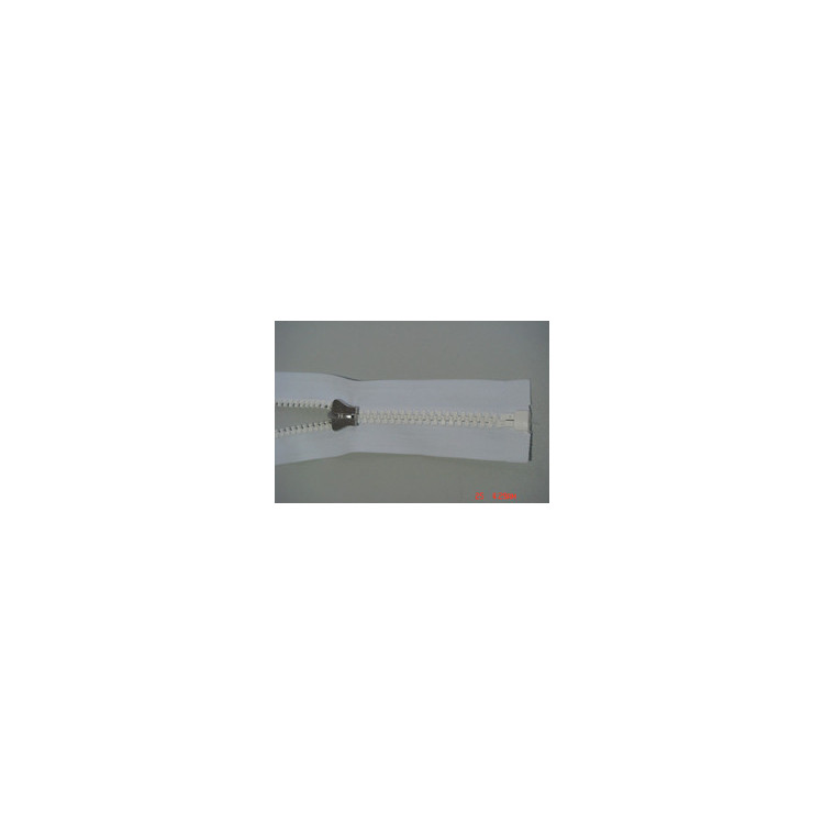 Molded Zipper M15, Stainless Slider