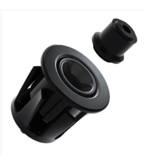 Universal Snap, Black PVC, 39 x 46 mm