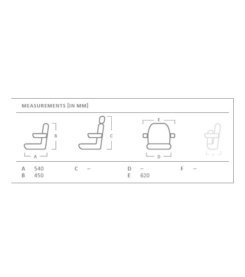 Asiento Piloto Michigan de Luxe Zwaardvis