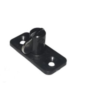 PVC Horizontal Turn Button, White or Black