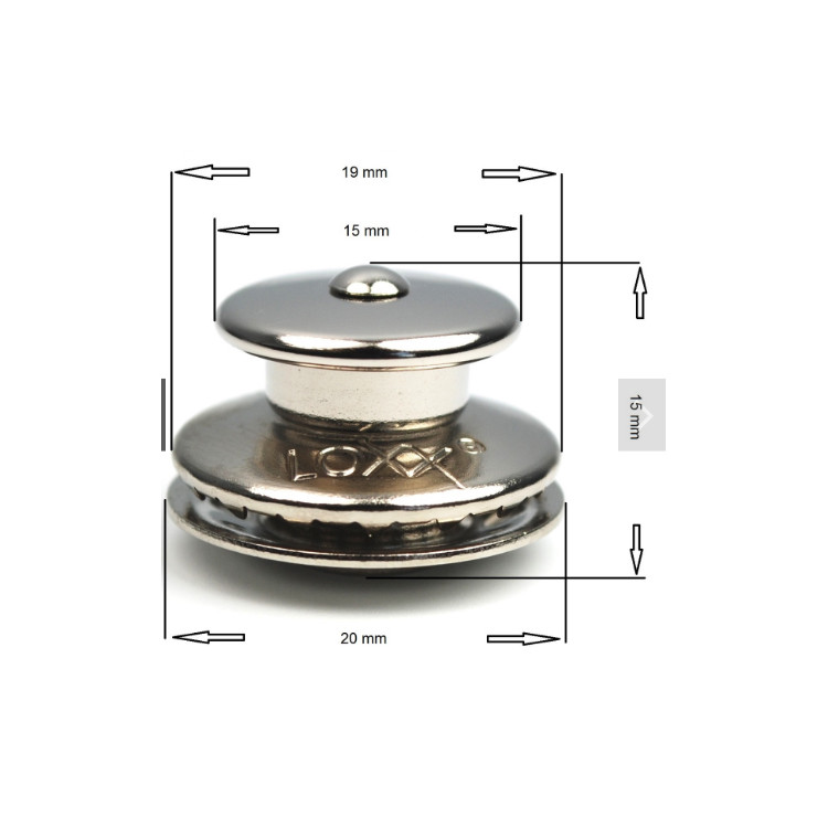Loxx Tenax Fabric Socket, Stainless