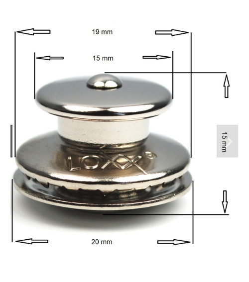 Loxx Tenax Fabric Socket, Stainless