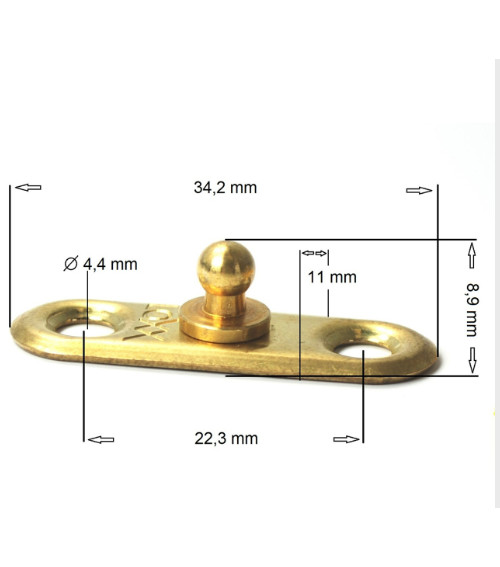 Tenax-Loxx TBR Double-Fixing Stud