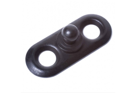 Tenax-Loxx Macho Doble Fijacion Negro