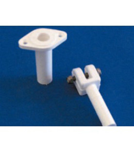 Bimini Pin, White PVC