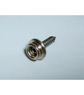 Snap Fastener Stud with Stainless Self-Tapping Screw
