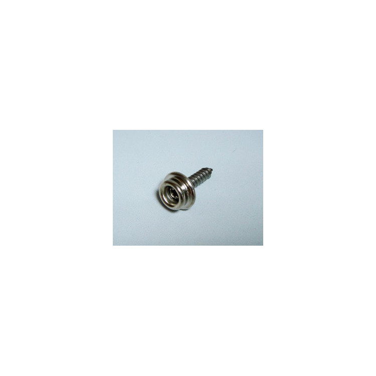 Snap Fastener Stud with Stainless Self-Tapping Screw