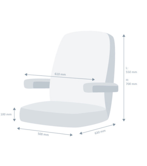 Asiento Piloto California Low