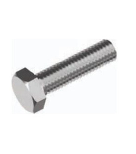 DIN 933 Metric Hex Bolt, 316 Stainless