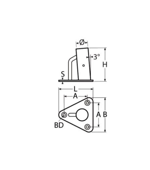 Stanchion Base