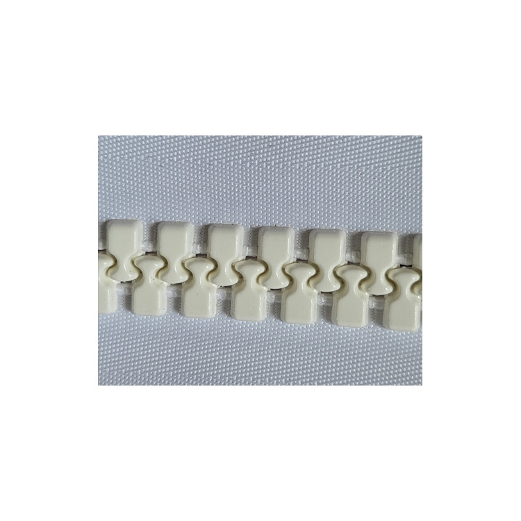 Molded Zipper M15, Stainless Slider