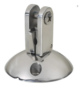 Removable Swivel Bimini Mount, Stainless