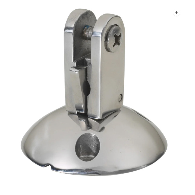 Removable Swivel Bimini Mount, Stainless