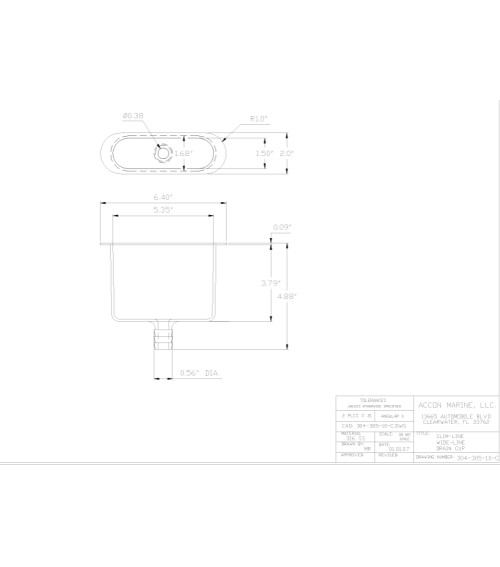 Waterproofing Cup - Watertight Piece
