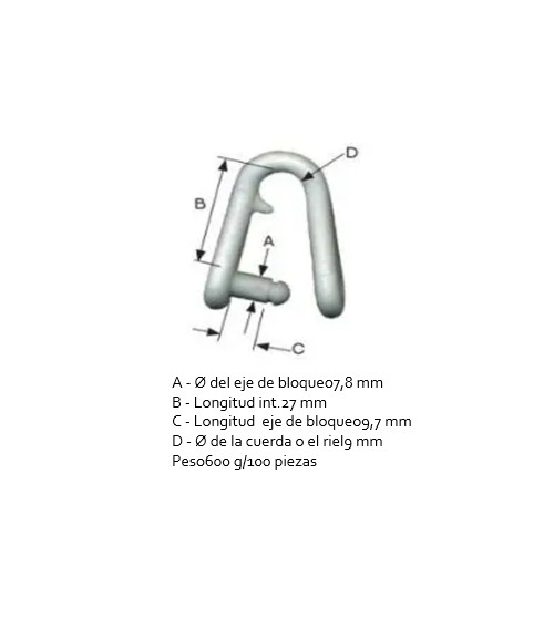 Grillete PVC
