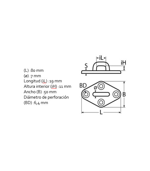 Diamond-Shaped Base, Stainless