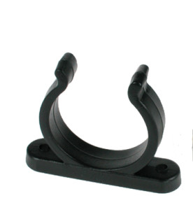 PVC Tube Clamp, Black