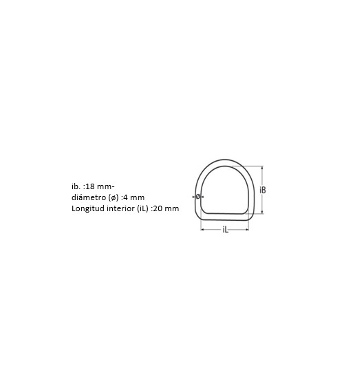 Stainless D-Ring