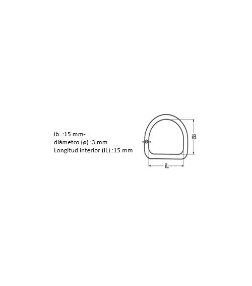 Stainless D-Ring