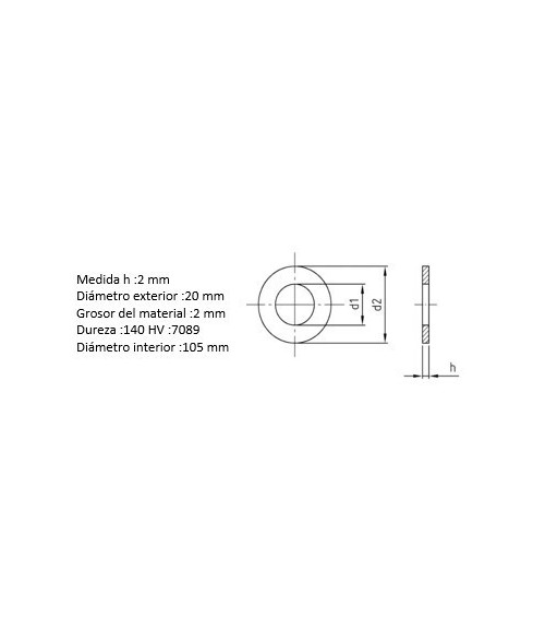 DIN 125 Flat Washer, 316 Stainless