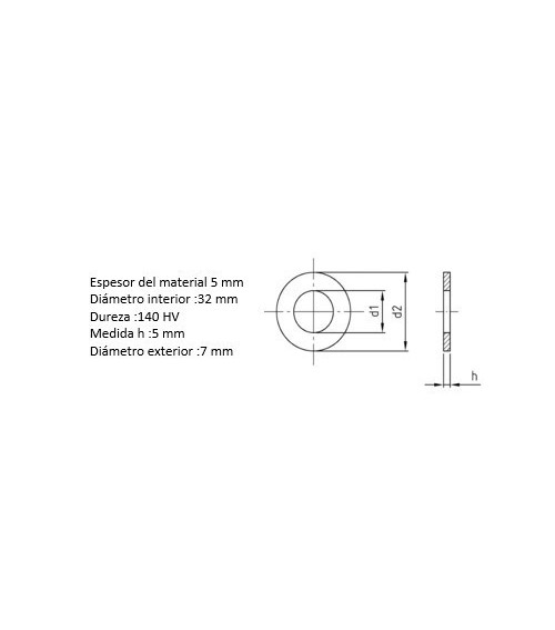 DIN 125 Flat Washer, 316 Stainless