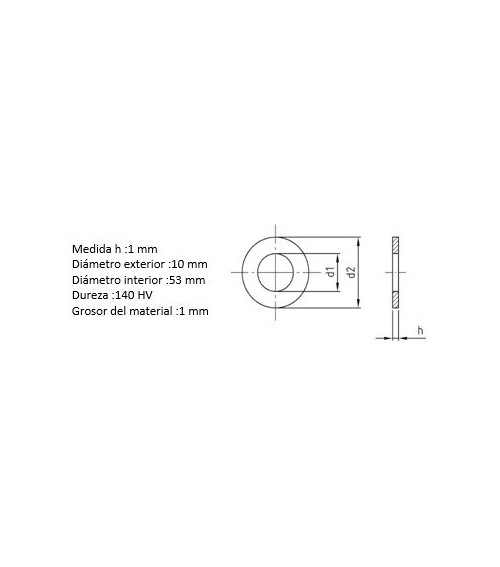 DIN 125 Flat Washer, 316 Stainless