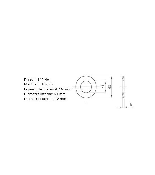 DIN 125 Flat Washer, 316 Stainless
