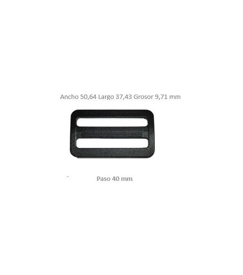 Pasador Tensor Correa Negro Plano