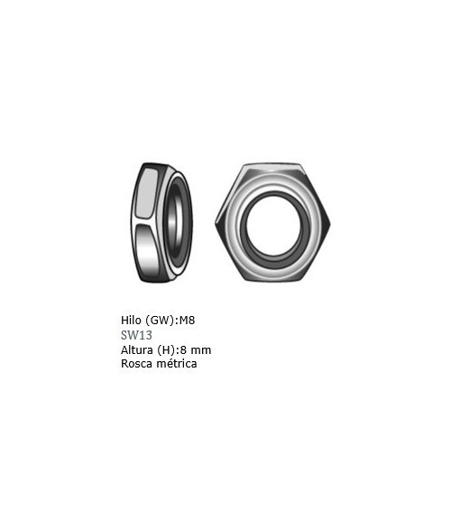 DIN 985 Self-Locking Nut with Nylon Insert