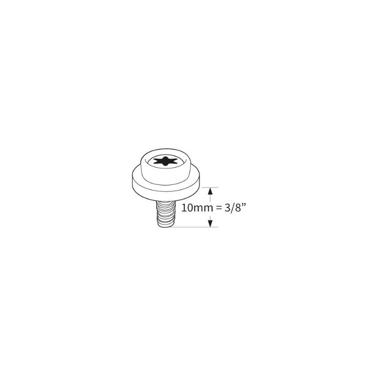 Caf Compo Auto-Rosca 10 mm 3/8